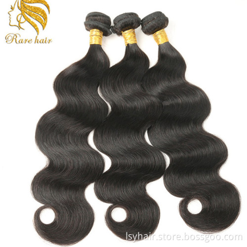 Brazilian Body Wave Hair Weave Bundles Lace Closure,Large Stock Grade 11a Virgin Brazilian Hair 3 Bundles